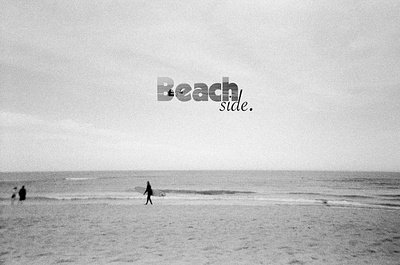 Beachside Typography & Print Design app branding design film graphic design illustration logo photography print design surf graphics text layout typography ui ux vector