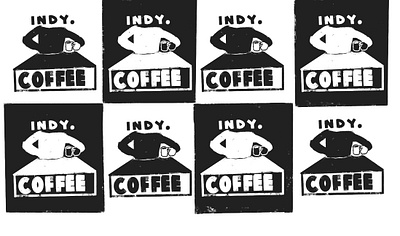 INDY COFFEE Brand Identity & Illustration brand identity branding design graphic design illustration logo typography ui vector