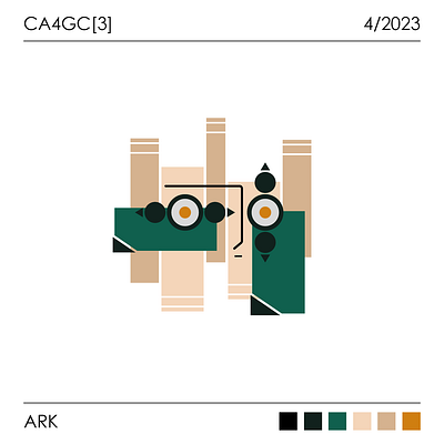 CA4GC3 character character design circle eye face graphic illustration line rectangle triangle