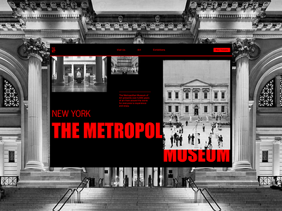 Website redesign. The Met design shot ui ux