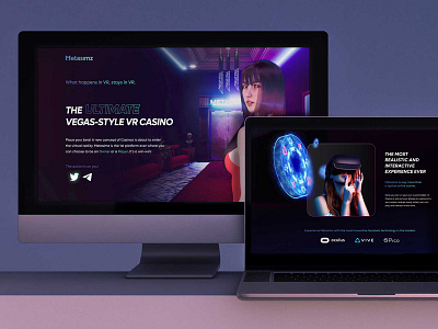 Metasimz Landing Page casino design graphic design landing page ui web3 website