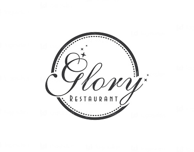 glory restaurant logo brand branding design glory graphic design illustration logo restaurant restaurant logo vector