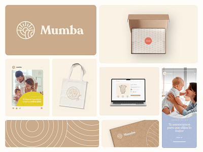 Mumba - Baby Clothing Brand baby brand identity branding clothing graphic design logo logo design shoes