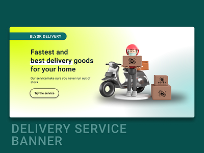 Banner for delivery service banner e commerce graphic design social media