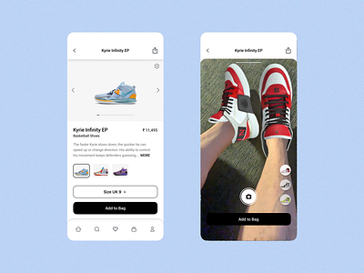 Kicks in motion: An AR Trial for a more hands on experience 3d animation branding design graphic design illustration motion graphics motiondesign ui vector