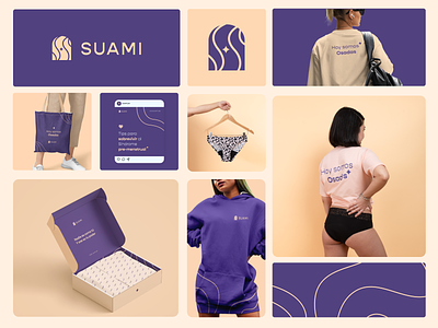 Suami - Menstrual underwear brand brand branding designlogo logo menstrual suami underwear