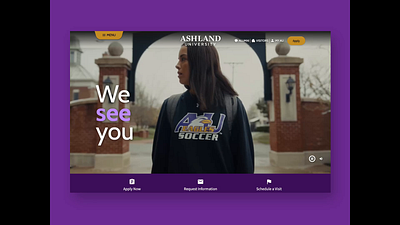 Ashland University branding design drupal education group imagex imagex media imagexmedia media ui user experience design ux