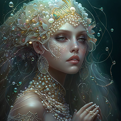 Mermaid using AI ai art design illustration midjourney portrait