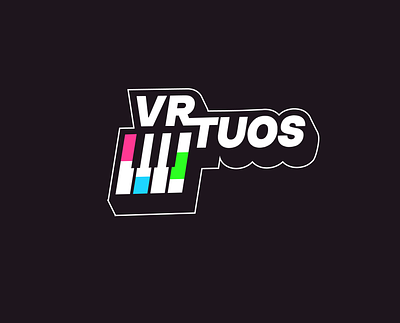 VR Piano learning app logo logo vr
