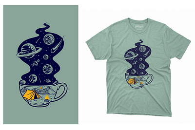 T-shirt Design Challenge #01 Galaxy Cup branding design graphic design illustration illustrator photoshop t shirt vector