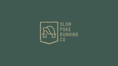 slow poke running co apparel brand branding design illustration logo nature running turtle vector