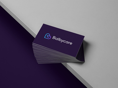Balbycare Business Cards brand branding business cards cards design identity illustration illustrator logo mockup photoshop ui vector