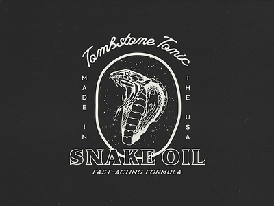 Tombstone Tonic album art badge design badges design illustration merch outdoors tshirt typography vector western