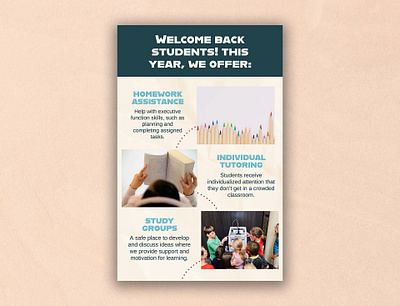 School Poster Education Design adobe brochure canva educational flyer graphic design poster