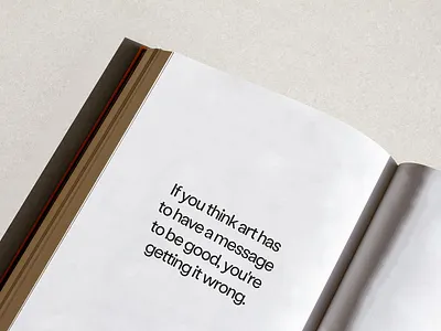 Meaningless Artwork - Editorial Design bookdesign editorial editorial design graphic design typography