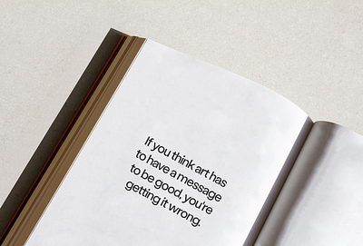 Meaningless Artwork - Editorial Design bookdesign editorial editorial design graphic design typography