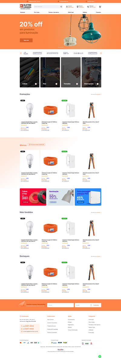 Eletro London | Ecommerce ecommerce ui utility store