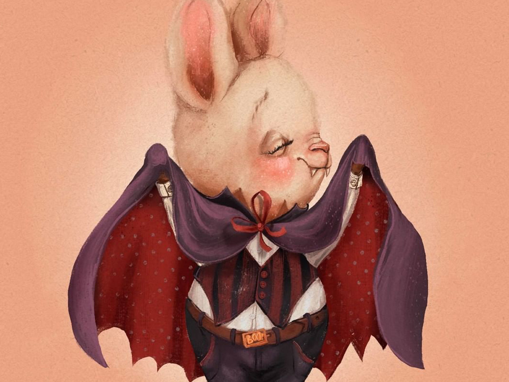 Hello, Halloween kids illustration