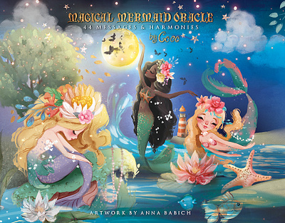 Magical Mermaid Oracle Deck cards deck kids illustration mermaid oracle deck playing cards tarot