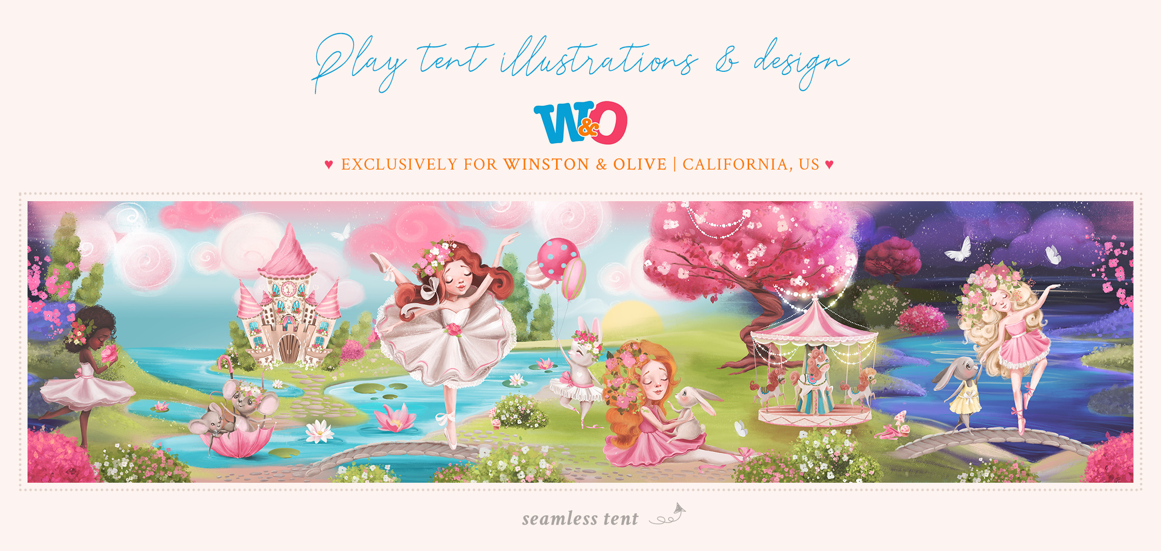 Play Tent Illustrations & Design kids kids illustration kids products play tent