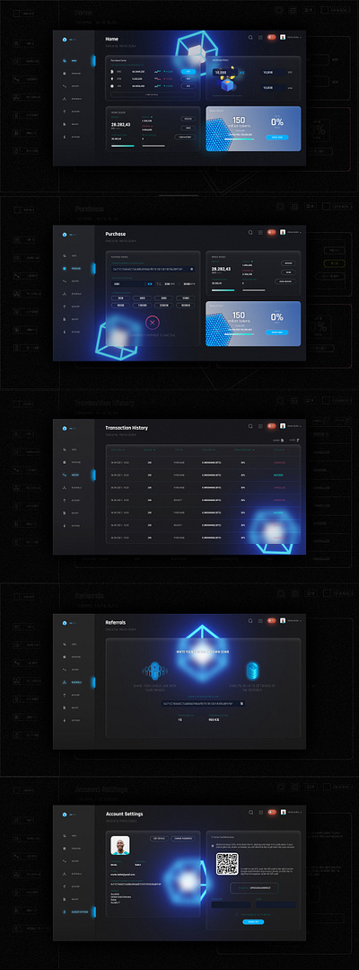 Ice Chain crypto design dex exchange figma kingdom token ui