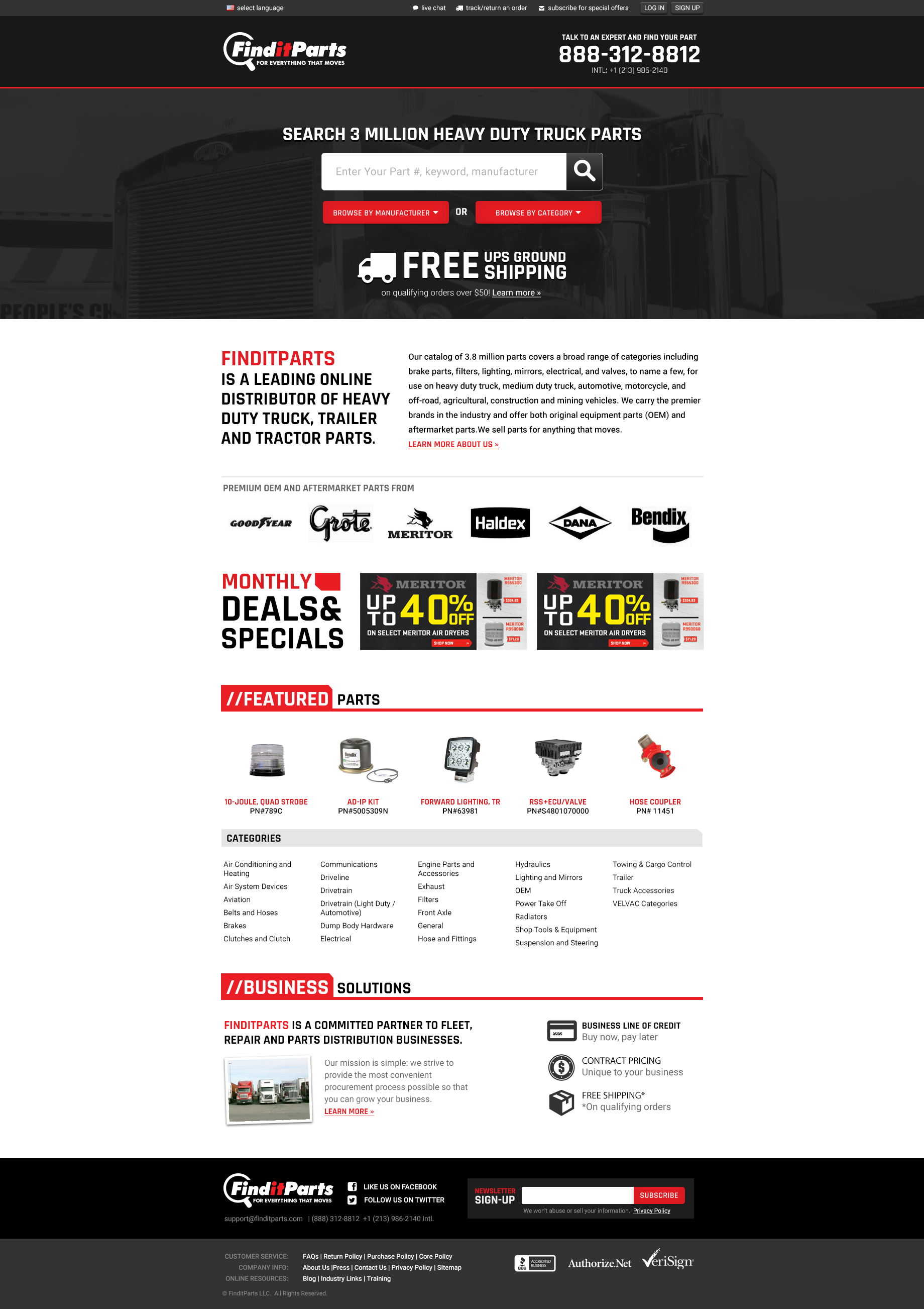 Find It Parts - Website ui ux website