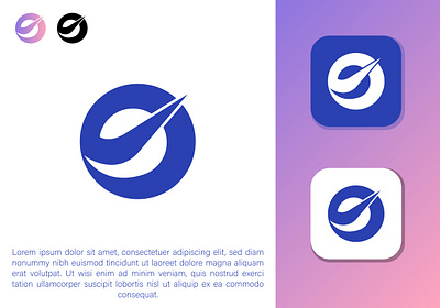 E shaped logo design app branding design graphic design illustration logo logofolio typography ui ux vector