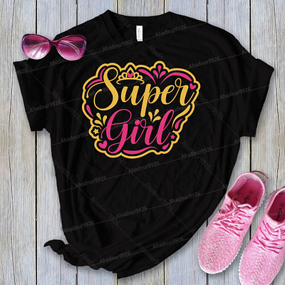GIRL'S T-SHIRT DESIGN active shirt clothing custom t shirt cute design graphic design illustration shirt tshirt