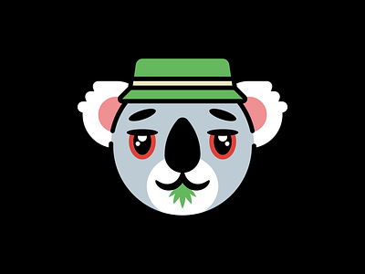 Legalize It 420 bucket hat hat illustration ilustración koala marihuana meme mosaico patron pattern sombrero tile weed