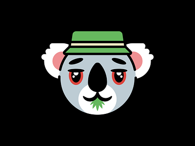 Legalize It 420 bucket hat hat illustration ilustración koala marihuana meme mosaico patron pattern sombrero tile weed