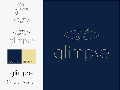 glimpse | RWGP #16 design glimpse illustrator logo mostra nuova navy blue