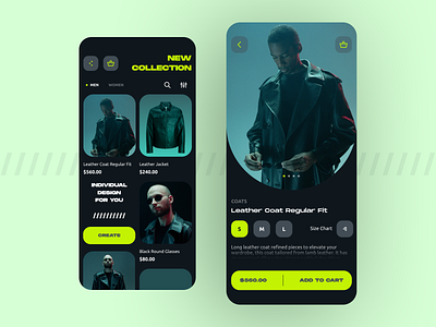 IOS App For Store Of Real Leather Clothes after effects app branding design figma illustration ios logo motion