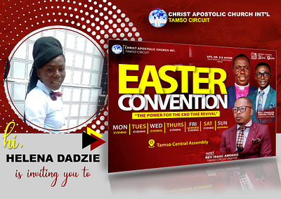 Church Easter Convention Flyer branding design graphic design