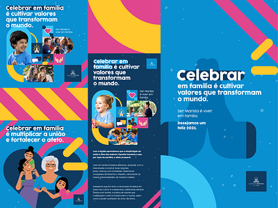 Colégios Maristas Key Visual graphic design illustration key visual poster print