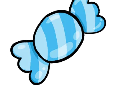 Blue candy blue candy cartoon cute