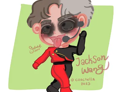 Jackson Wang in Coachella 2023