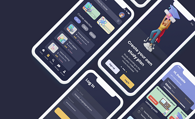 schoolPlans Landing Page + Mobile App figma landing page mobile app design ui ux website