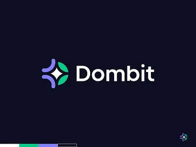 Dombit Logo abstract application live line colorfull blockchain branding connection crypto data digital media positive future futuristic gradient icon app lettering investment logo management network global globe earth software stelar symbol tech technology universe n letter news
