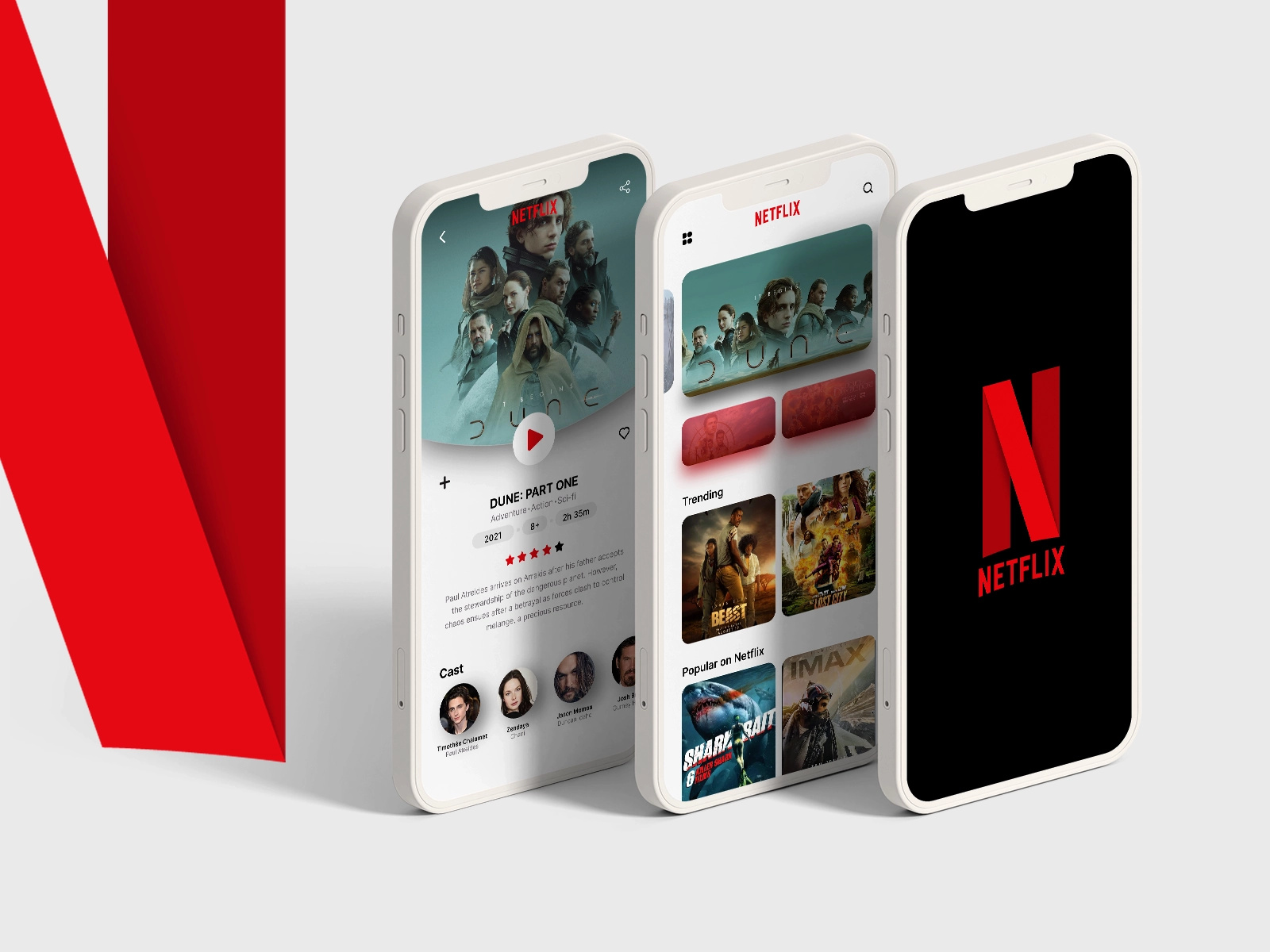 Netflix Mobile App by Sanjay Kumar on Dribbble