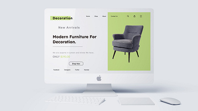 Furniture Web Design 3d design furniture graphic design mobile app design moblie app ui ui web uiux web design web designer website