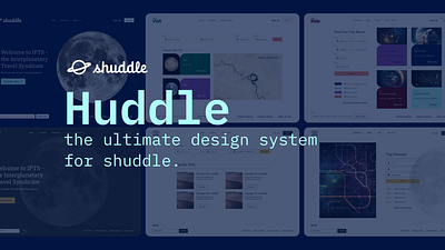 Huddle - the Ultimate Design System for Shuddle design system ui