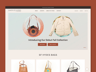 Santa Fe Hydes - Ecommerce Shopify ecommerce santa fe shopify ui ux web web design