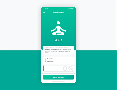 Workout of the Day - Daily UI #062 062 app dailyui design figma mobile oftheday ui workout