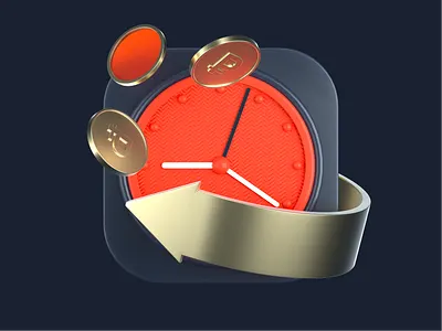 Coin, 3d illustration 3d branding design finance graphic design illustration minimal ui