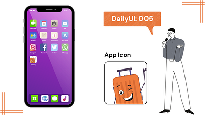 Here's my App Icon #dailyui #005 app application branding dailyui design graphic design illustration mobileapp mockup ui uidesign ux vector