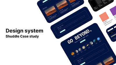 Shuddle Case study | Design system design system ui