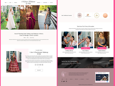 makeup design graphic design ui ux web website