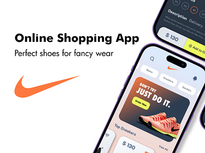 Nike Shoes E-commerce App app design ike mobile app n shoping app shose uiux user experience user process user strategy