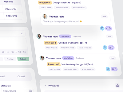 Project management tool concept builder cards ui design designsystem figma interaction manage mangement minimal product design project mangement projects saas team manager to do list ui uidesign uxdesign web application webdesign