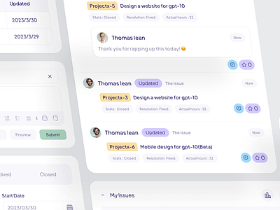Project management tool concept builder cards ui design designsystem figma interaction manage mangement minimal product design project mangement projects saas team manager to do list ui uidesign uxdesign web application webdesign